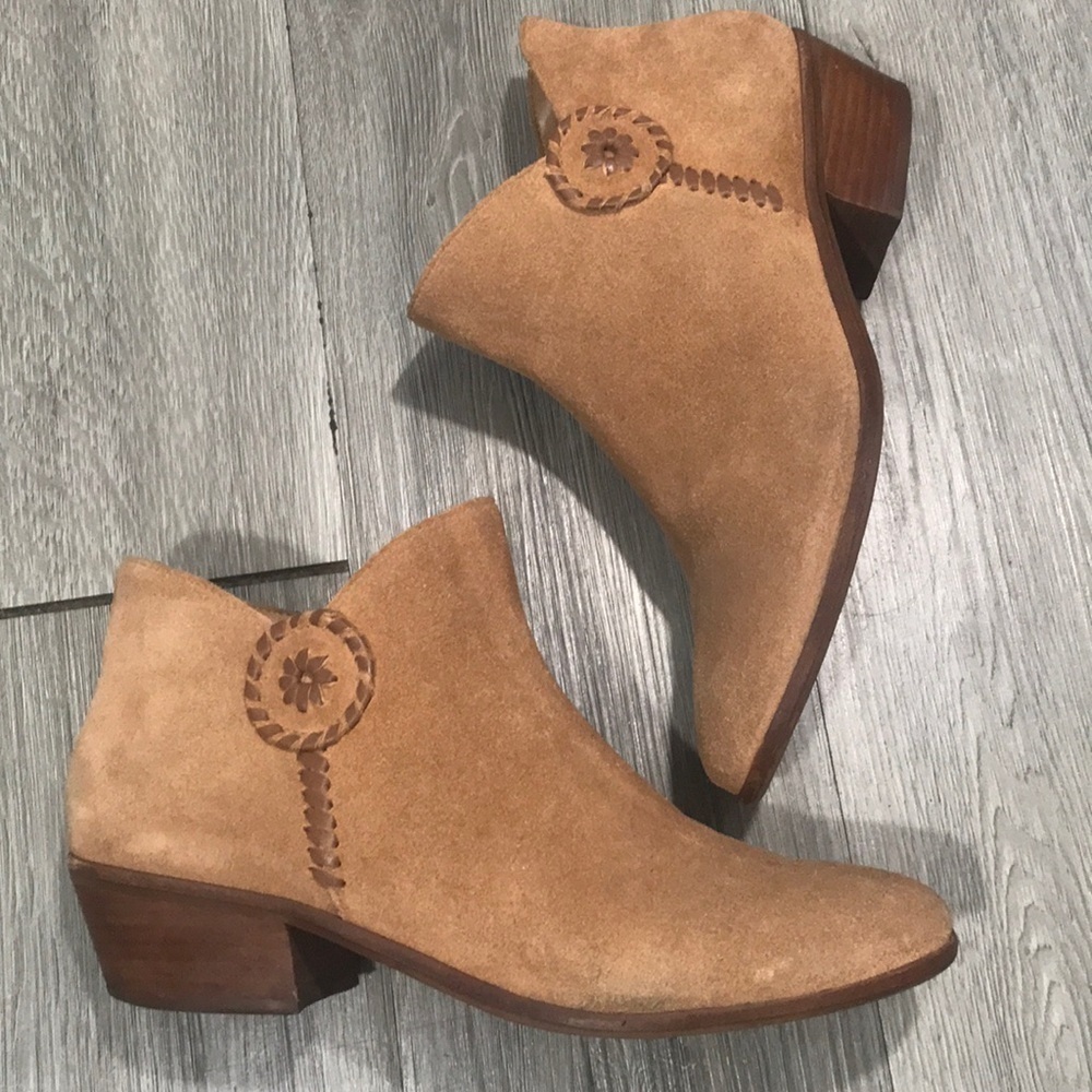 Jack Rogers Bailee Suede Ankle Bootie size‎ 10